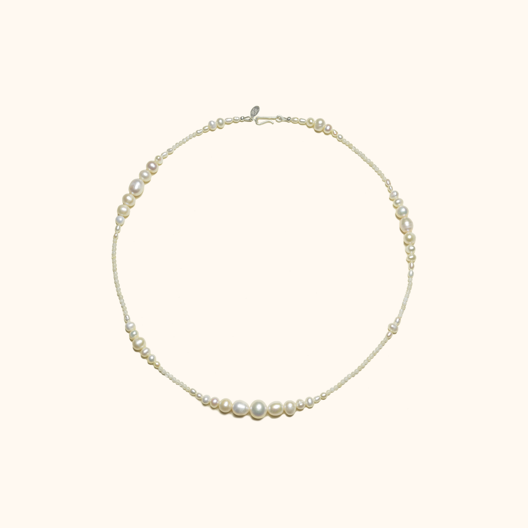 Pearl Beaded Eddy Necklace