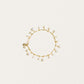 Pearl Scalloped Bracelet in Gold